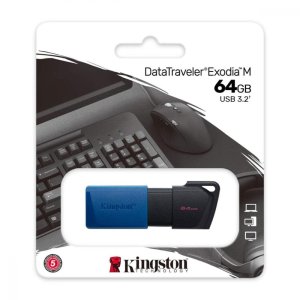 pendrive kingston usb-a 3264gb dtxm64gb neroblu