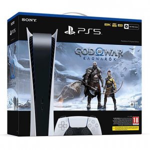 Console Sony PlayStation5 Ps5 Digital Edition + God Of War: Ragnarok Voucher