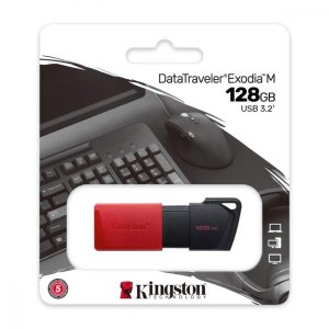 pendrive kingston usb-a 32128gb dtxm128gb nerorosso