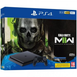 console ps4 500gb f chassis   cod mw2 voucher