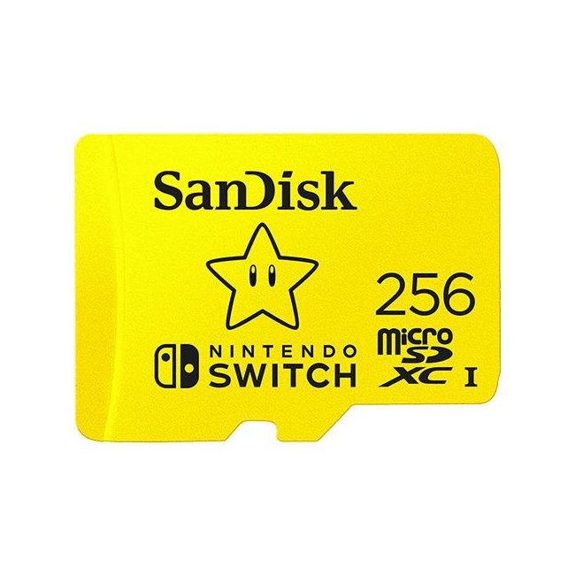 switch micro sdxc sandisk 256gb for nintendo switch
