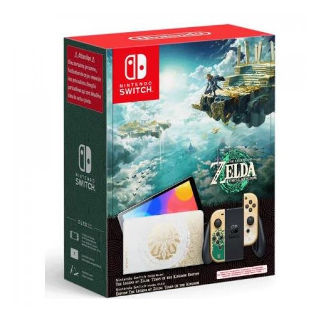console nintendo switch oled legend of zelda tears of the kingdom edition