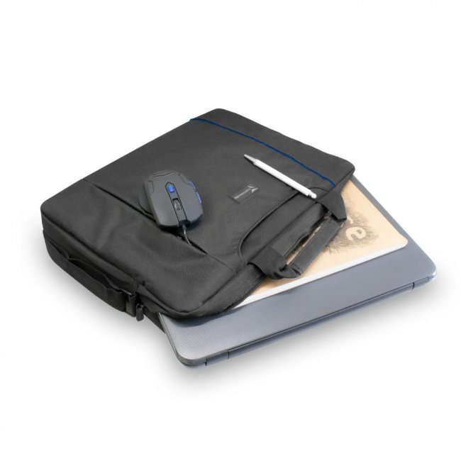 borsa per notebook techmade nylon fino a 156 blu scuro