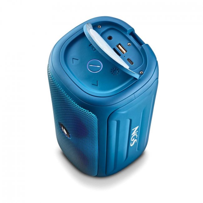ngs speaker roller beast ipx5 usbtfaux-inbt 32w blu