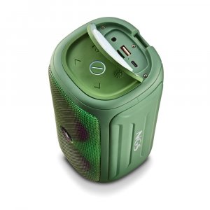 Ngs Speaker Roller Beast Ipx5 Usb/tf/aux-in/bt 32w Verde