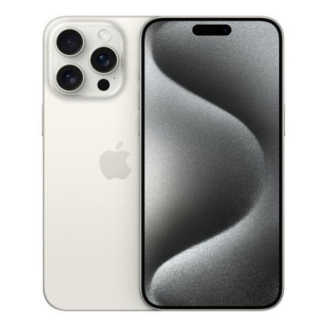 apple iphone 15 pro max 1tb67 white titanium eu mu7h3zda
