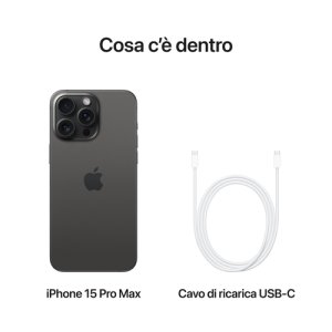 apple iphone 15 pro max 512gb 67 black titanium eu mu7c3zda