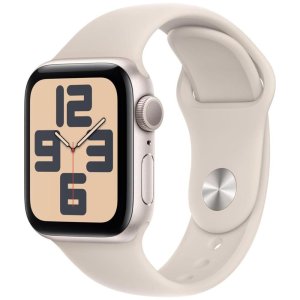 smartwatch apple watch se 2023 40mm aluminium starlight sport band starlight sm mr9u3qla