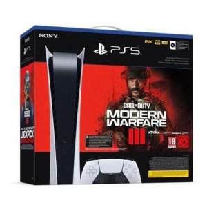 console sony playstation5 ps5 digital edition   call of duty mwiii voucher