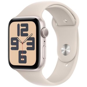 smartwatch apple watch se 2023 44mm aluminium starlight sport band starlight ml mre53qca