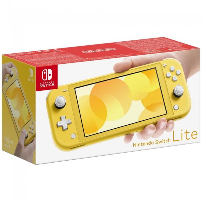 switch lite console giallo