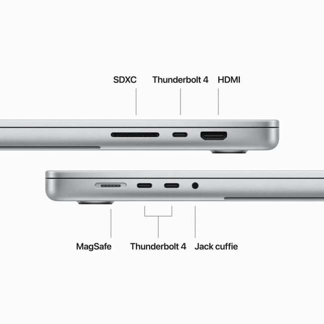 apple macbook pro 2023 16 m3-max 16c40g 41tb ssd 8gb ram silver muw73ta