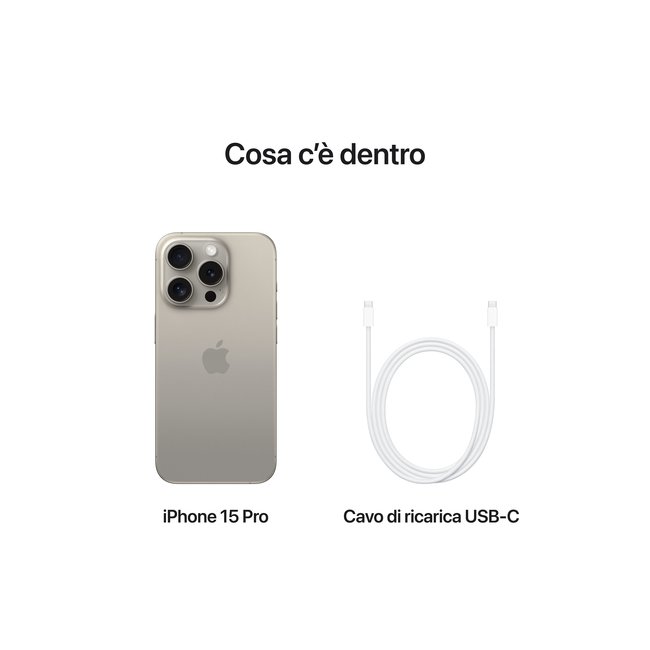 apple iphone 15 pro 128gb natural titanium mtux3sxa