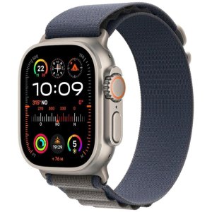 smartwatch apple watch ultra2 cell 49mm titanium alpine loop blue m ita mrep3tya