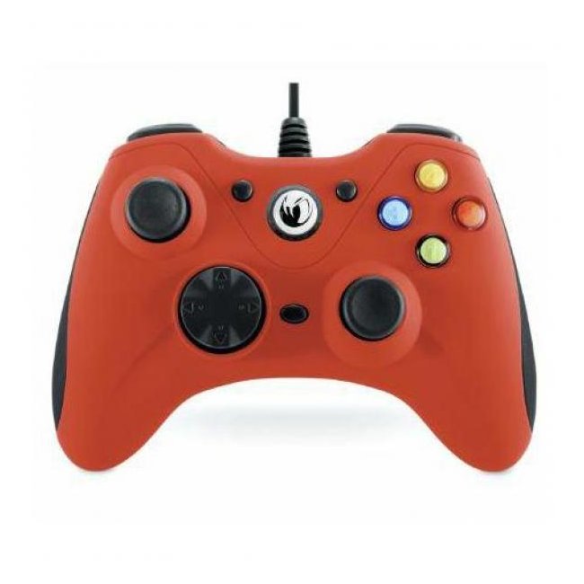 nacon pc controller gaming gc-100 rosso