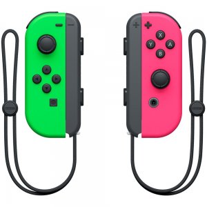 Coppia Controller Switch Joy-con Verde Neon / Rosa Neon