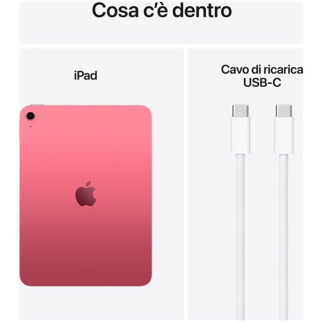 apple ipad 2025 11gen 11 128gb pink ita md4e4tya
