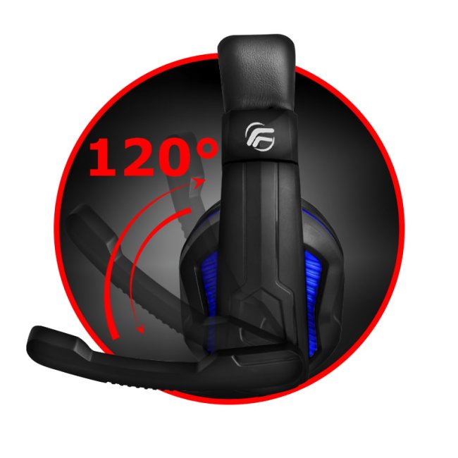 cuffie microfono console fenner gaming soundgame   pc red