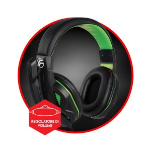 cuffie microfono console fenner gaming soundgame   pc red
