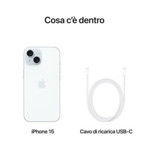 apple iphone 15 128gb 61 blue mtp43hna