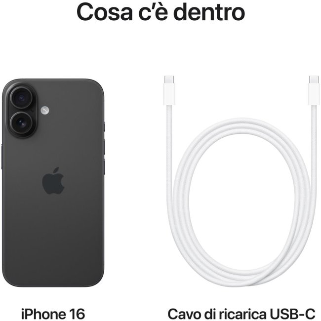 apple iphone 16 128gb 61 black mye73hna