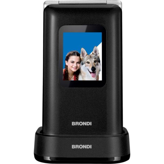 brondi amico prezioso black metal dual sim ita