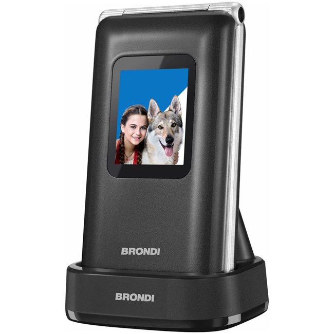brondi amico prezioso black metal dual sim ita