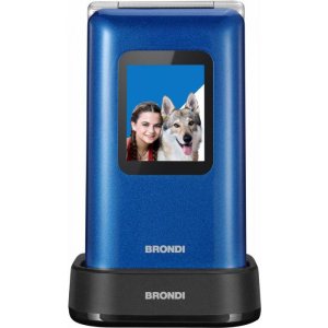 brondi amico prezioso blu metal dual sim ita