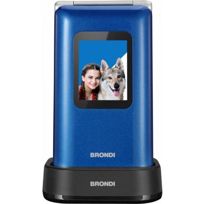 brondi amico prezioso blu metal dual sim ita