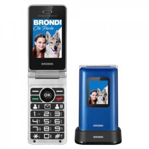 brondi amico prezioso blu metal dual sim ita