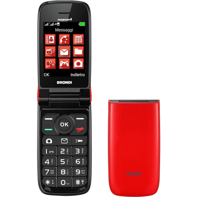 brondi magnum 4 rosso dual sim ita