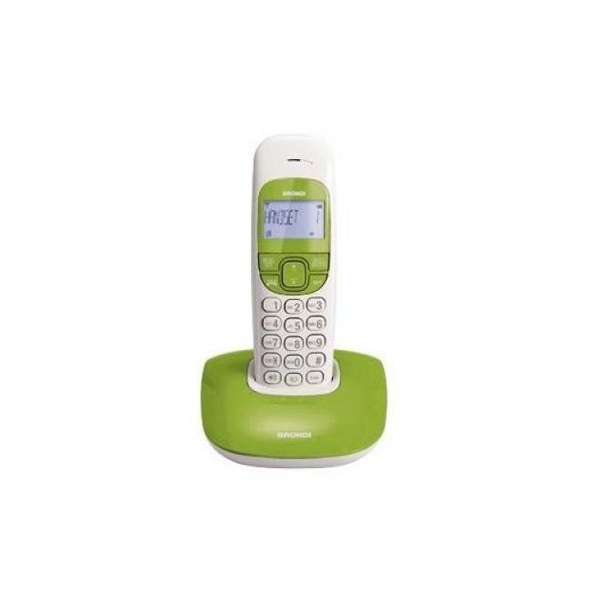telefono cordless brondi nice biancoverde