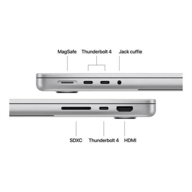apple macbook pro 2025 14 m5 10c10g 1tb 16gb ram silver mde54ta