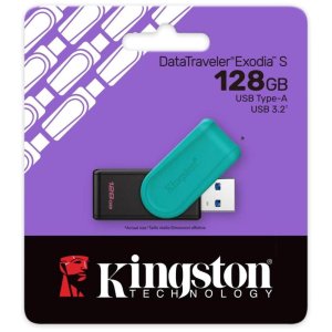 pendrive kingston usb-a 32128gb dtxs128gb neroturchese