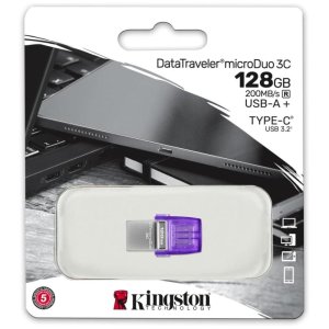 pendrive kingston microduo usb-ausb-c 32 128gb dtduo3cg3128gb