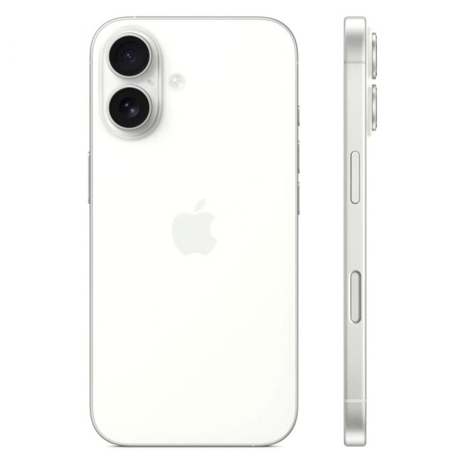 apple iphone 16 128gb 61 white mye93hxa