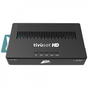 Decoder Telecomando Universale I-zap Tvs495 Dvb-s2 Hevc 10 Bit Hd/usb Tivùsat + 2in1