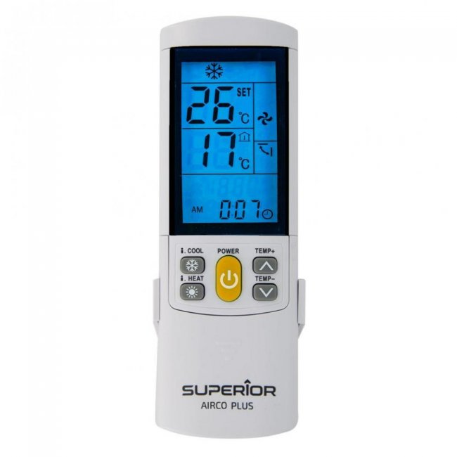 telecomando universale superior climatizzatori airco plus illuminato