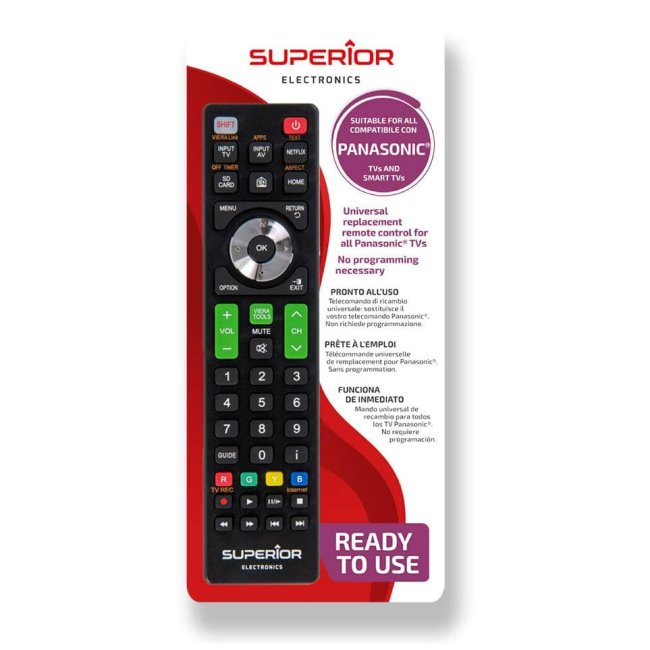 telecomando universale superior panasonic funzioni smart tv sh