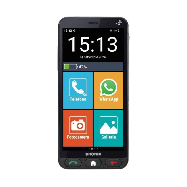 brondi amico vero 4g nero dual sim ita
