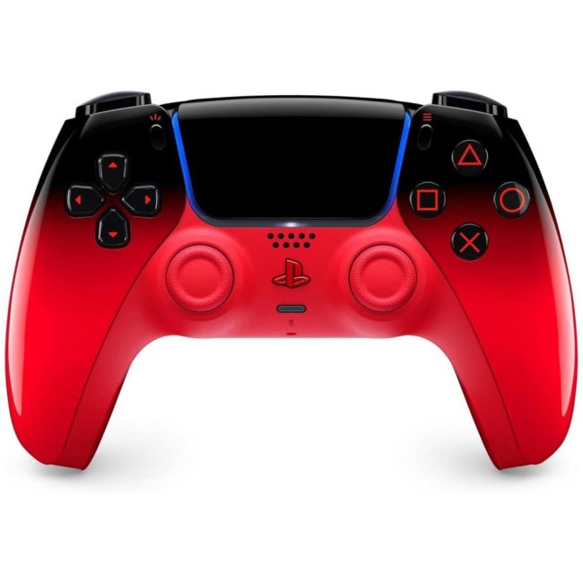 gamepad ps5 dualsense techno red