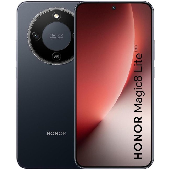honor magic 8 lite 256gb 8gb ram 679 5g midnight black ita