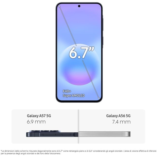 samsung galaxy a57 sm-a576b 128gb 8gb ram 67 5g awesome navy eu