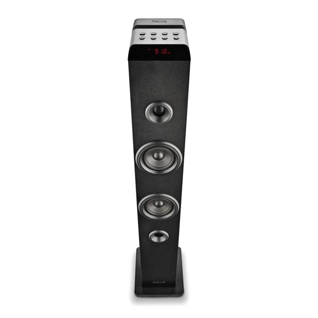 ngs speaker a torre sky charm pro bt usb radiofm aux 50w nera
