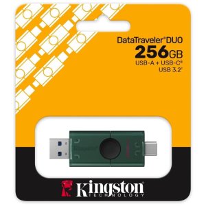 pendrive kingston usb-a usb-c 32 256gb dtdeg2256gb neroverde