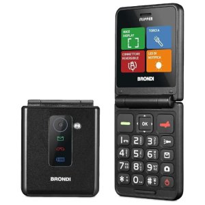 brondi flipper black metal dual sim ita