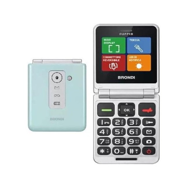 brondi flipper green water metal dual sim ita
