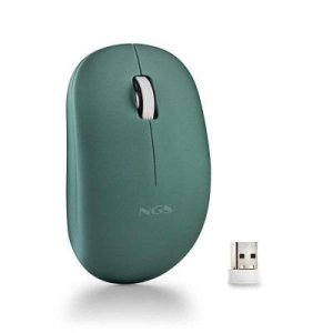 mouse wireless ngs fog pro 1000dpi 2tasti green