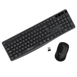 mouse wireless techmade kit tastiera   tm-km001 black