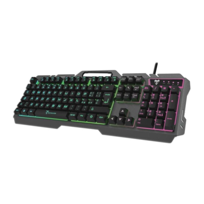tastiera gaming techmade meccanica rgb black